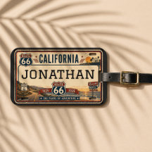 Personlig California Route 66-design