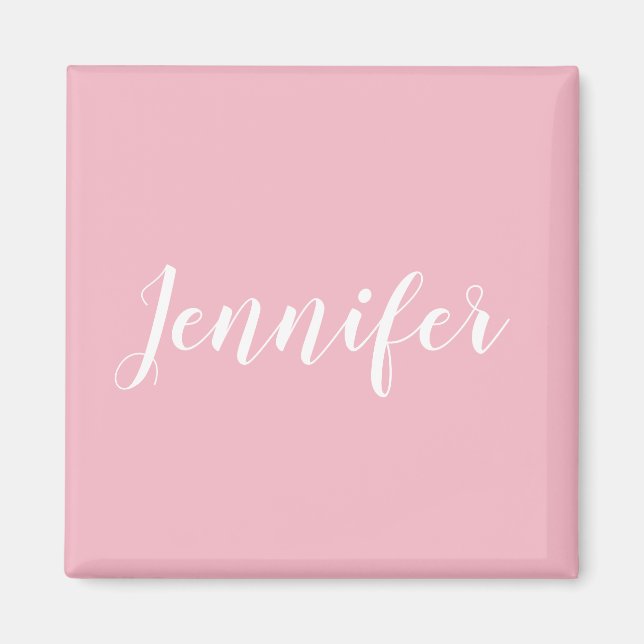 Personlig Calligraphy Jennifer Namn Design Magnet (Framsidan)