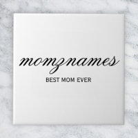 Personlig Calligraphy Namn för Bästa Mamman Någons