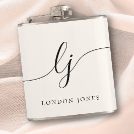 Personlig Calligraphy Namn Ivory Bachelorette Fickplunta