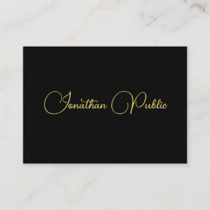 Personlig Calligraphy-skriptmall Namn Visitkort