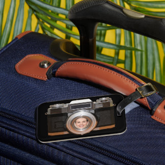 Personlig Camera Photo Luggage Tag Bagagebricka