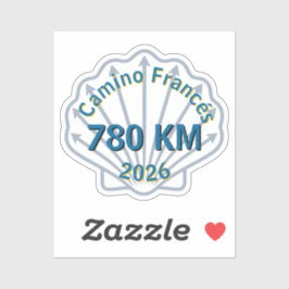 Personlig Camino de Santiago Ryggsäckspatch Klistermärken