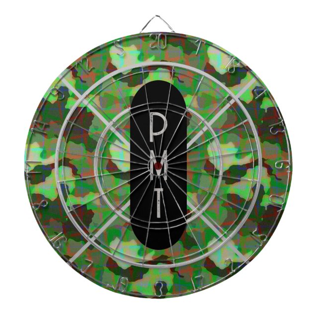Personlig Camouflage Darttavla (Framsidan)