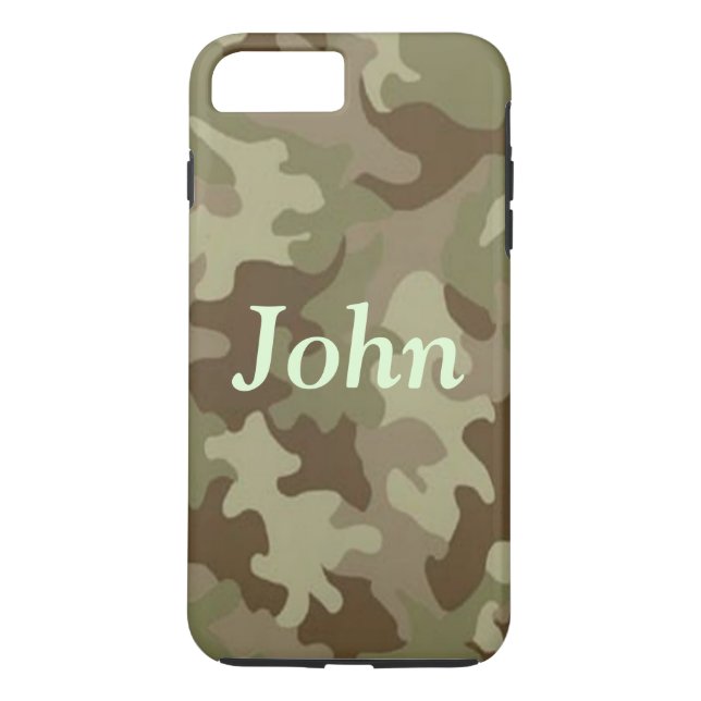 Personlig Camouflage iPhone 7 Fodral Case-Mate iPhone Skal (Baksida)
