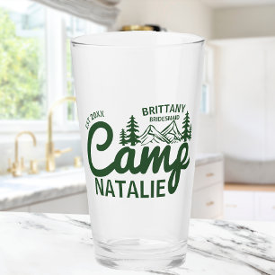 Personlig Camp Bachelorette Party Bridesmaids Glaskopp