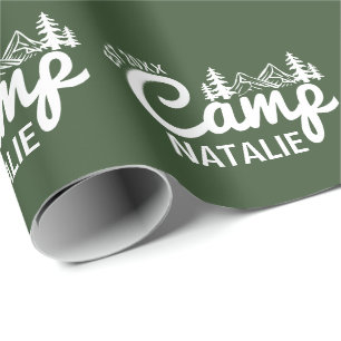 Personlig Camp Bachelorette Party Customized Presentpapper