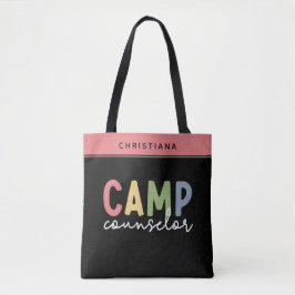 Personlig Camp Counselor Gifts Tygkasse