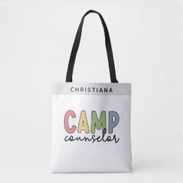Personlig Camp Counselor Gifts Tygkasse