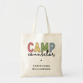 Personlig Camp Counselor Gifts Tygkasse
