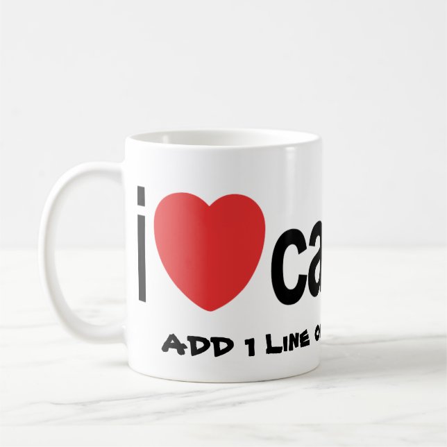 Personlig Camping Kaffemugg (Vänster)