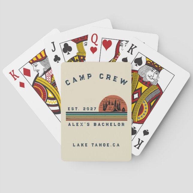 Personlig Campinghelg SvärmoParty Casinokort (Baksidan)