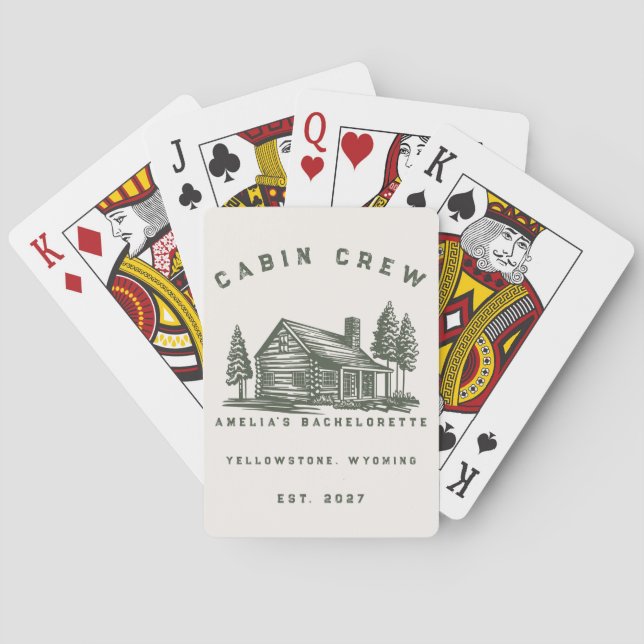 Personlig Campinghelg Systerfest Casinokort (Baksidan)