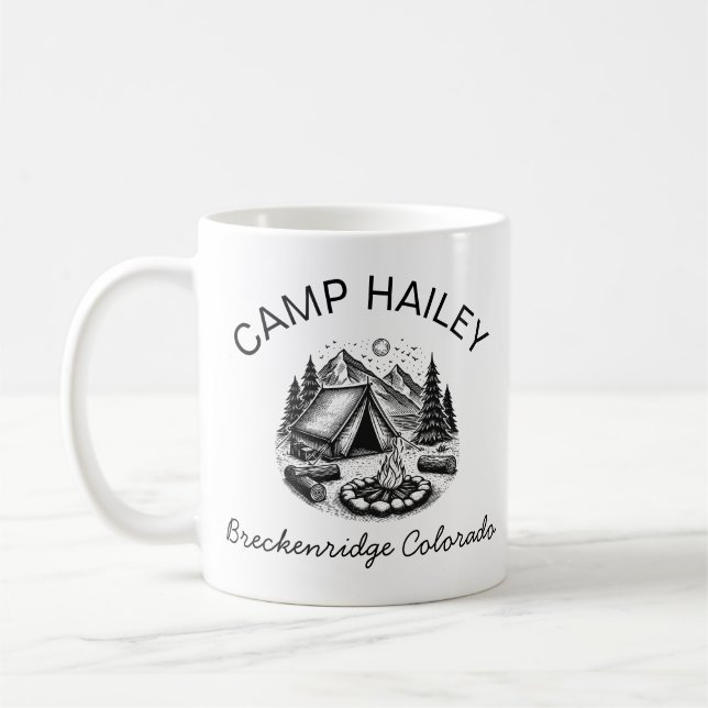 Personlig campingkopp, personlig campingkopp vid l kaffemugg (Vänster)