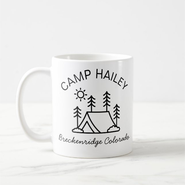 Personlig campingkopp, personlig campingkopp vid l kaffemugg (Vänster)