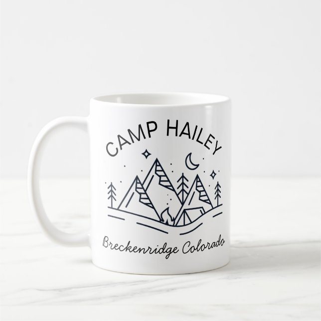 Personlig campingkopp, personlig lägereldskopp,  kaffemugg (Vänster)
