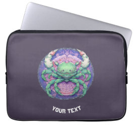 PERSONLIG CANCER ZODIAC-SIGN LAPTOP FODRAL