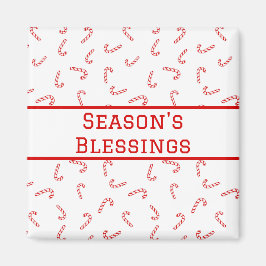 Personlig Candy cane jul Magnet