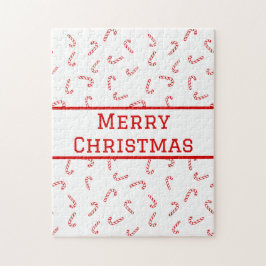 Personlig Candy cane jul Pussel