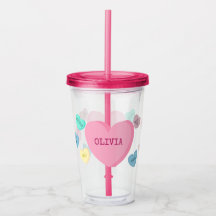 Personlig Candy Heart Tumbler