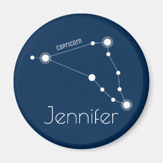 Personlig Capricorn Zodiac Constellation Magnet
