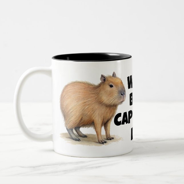 Personlig Capybara Mugg (Vänster)