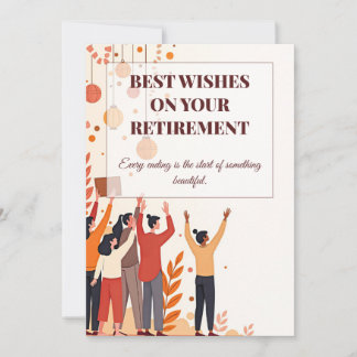 Personlig Card - Farewell-kolleger Inbjudningar