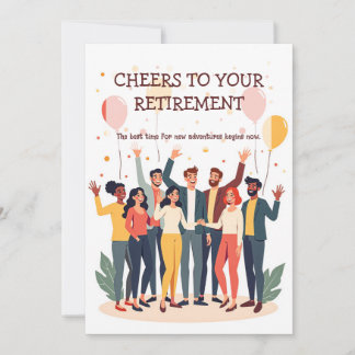 Personlig Card - Farewell-kolleger Inbjudningar