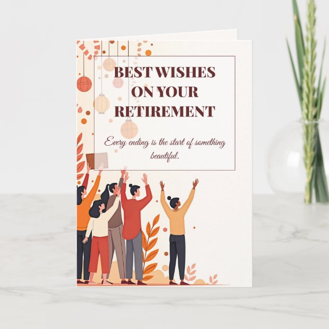 Personlig Card - Farewell-kolleger Kort (Framsida)