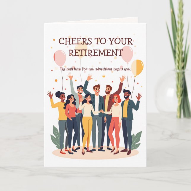 Personlig Card - Farewell-kolleger Kort (Framsida)