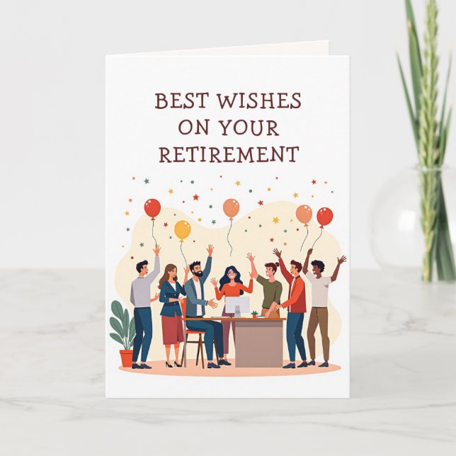 Personlig Card - Farewell-kolleger Kort (Framsida)