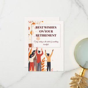 Personlig Card - Farewell-kolleger Tack Kort