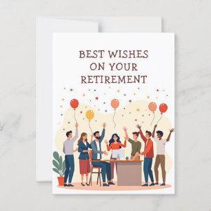 Personlig Card - Farewell-kolleger Vykort
