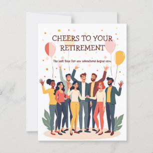 Personlig Card - Farewell-kolleger Vykort