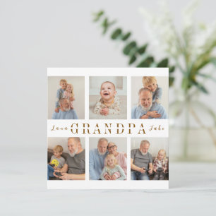 Personlig Card Grandpa Bilder