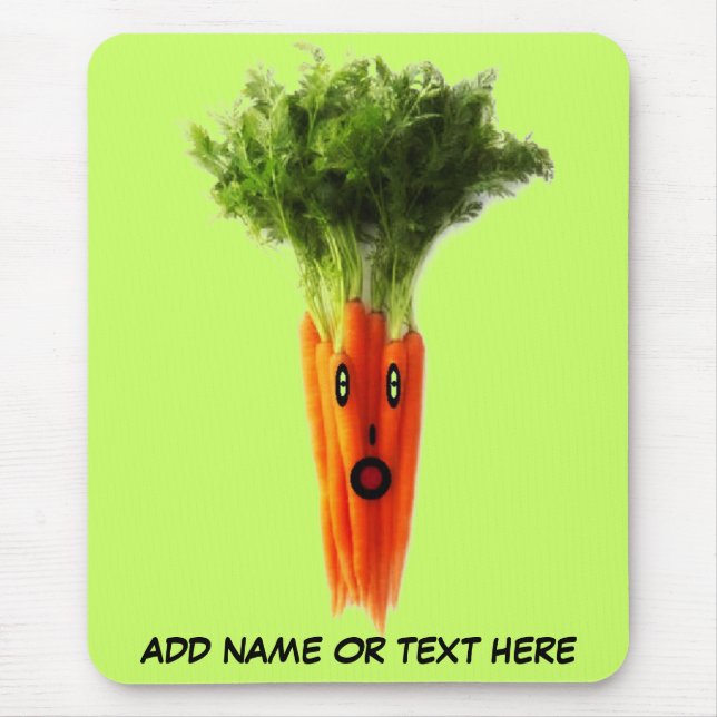 Personlig Carrot Tecknad Musmatta (Framsidan)