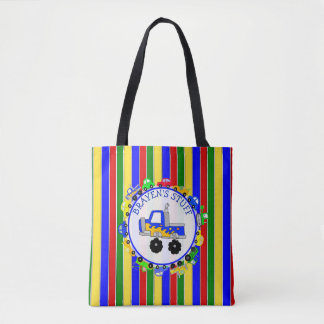 Personlig Cars och Lastbilar Stripe Boy's Tygkasse