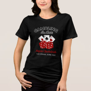 Personlig Casino Las Vegas Bachelorette Party T Shirt