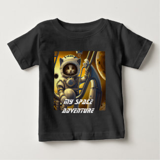 Personlig Cat Astronaut Illustration T-Shirt