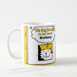Personlig Cat Lover Mugg