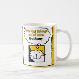 Personlig Cat Lover Mugg