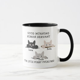 Personlig Cat Lover Mugg - Anpassningsbar Gift 4 C