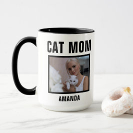 Personlig Cat Mamma Anpassningsbar Photo Mugg