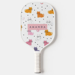 Personlig Cat Mönster med Polka dots