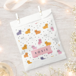 Personlig Cat Mönster med Polka dots