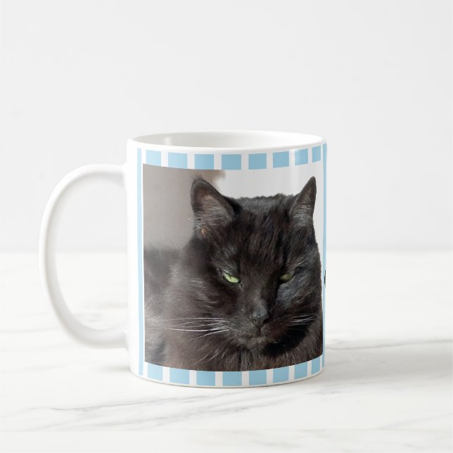Personlig Cat Mugg (Vänster)