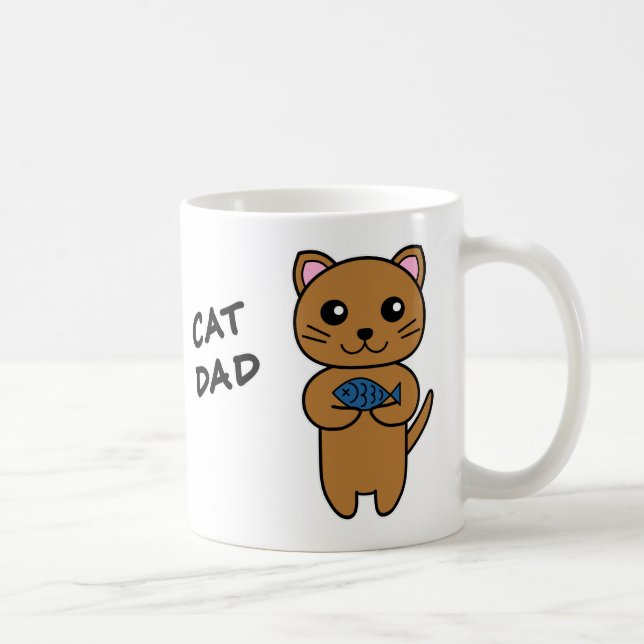 Personlig CAT PAPPAN Kaffemugg (Höger)