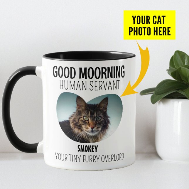 Personlig Cat Photo Mugg (Skapare uppladdad)