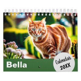 Personlig Cat Photos Pet Year Skapar ditt eget Kalender