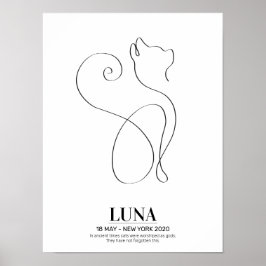 Personlig Cat-Poster Poster